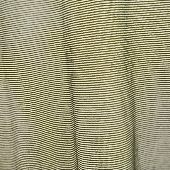 American Tradition Mens L Olive Green Striped Long Sleeve T-Shirt NWT - Picture 12 of 14